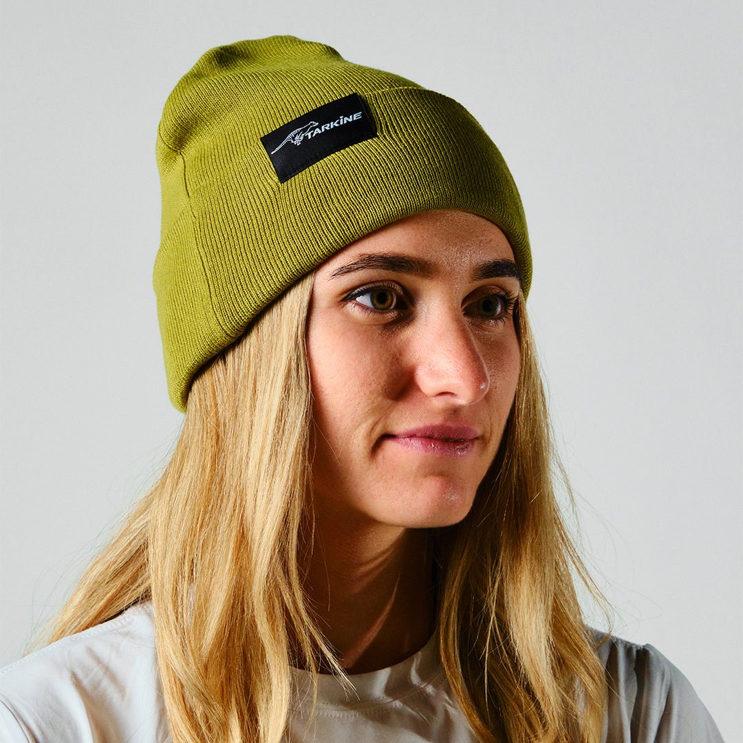 Women's Green Savage River Beanie - Premium caps from TARKINE SPORT - Just $34! Shop now at TARKINE ATHLETICS