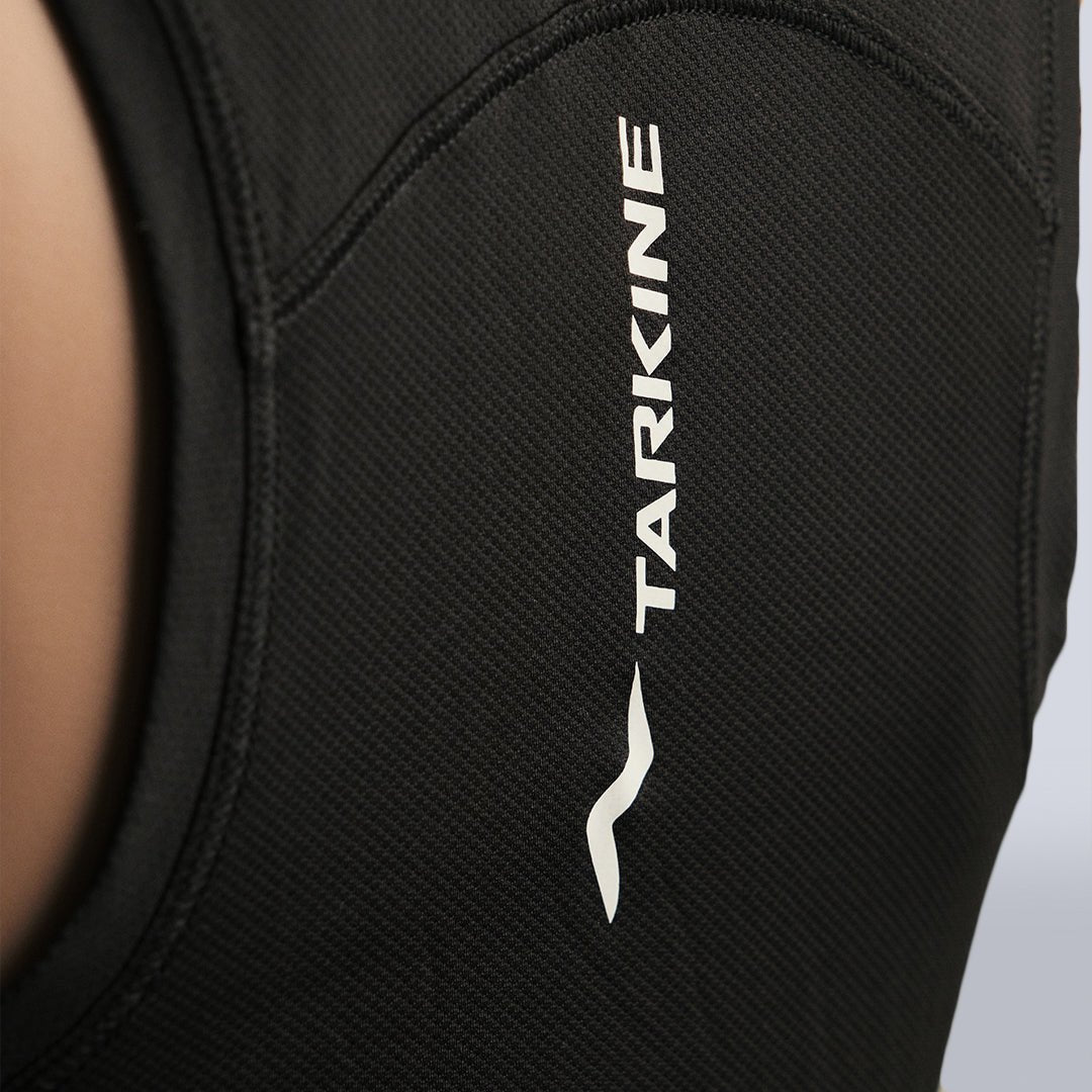 Women's Black Eco-Light Running Singlet - Premium  from TARKINE RUNNING - Just $60! Shop now at TARKINE RUNNING