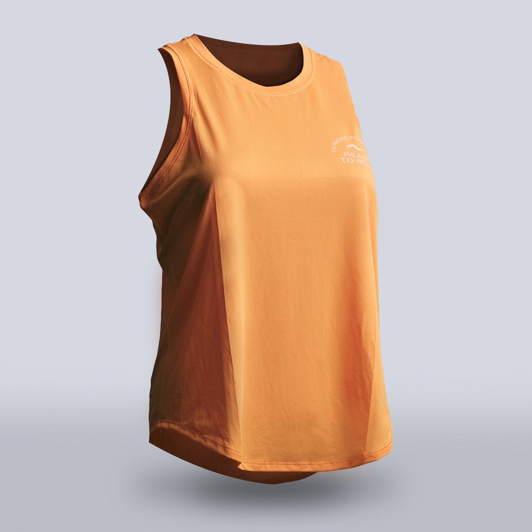 Women's Peach Eco-Light Running Singlet - Premium  from TARKINE RUNNING - Just $60! Shop now at TARKINE RUNNING